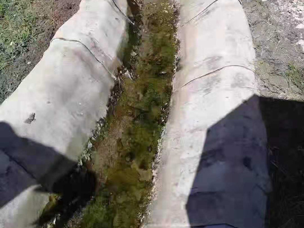 水泥毯排水沟应用